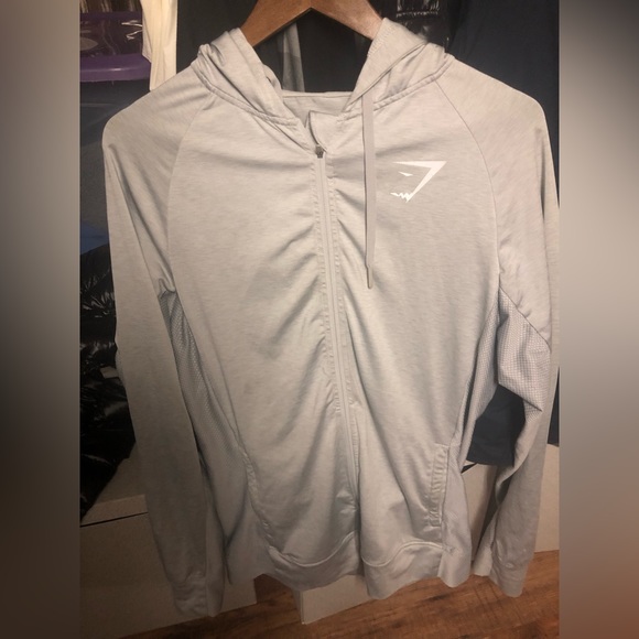 Gymshark Shirts Gymshark Compression Zip Hoodie Poshmark